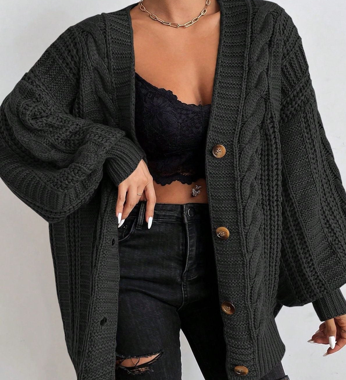 Lina Oversize Pletený Svetr