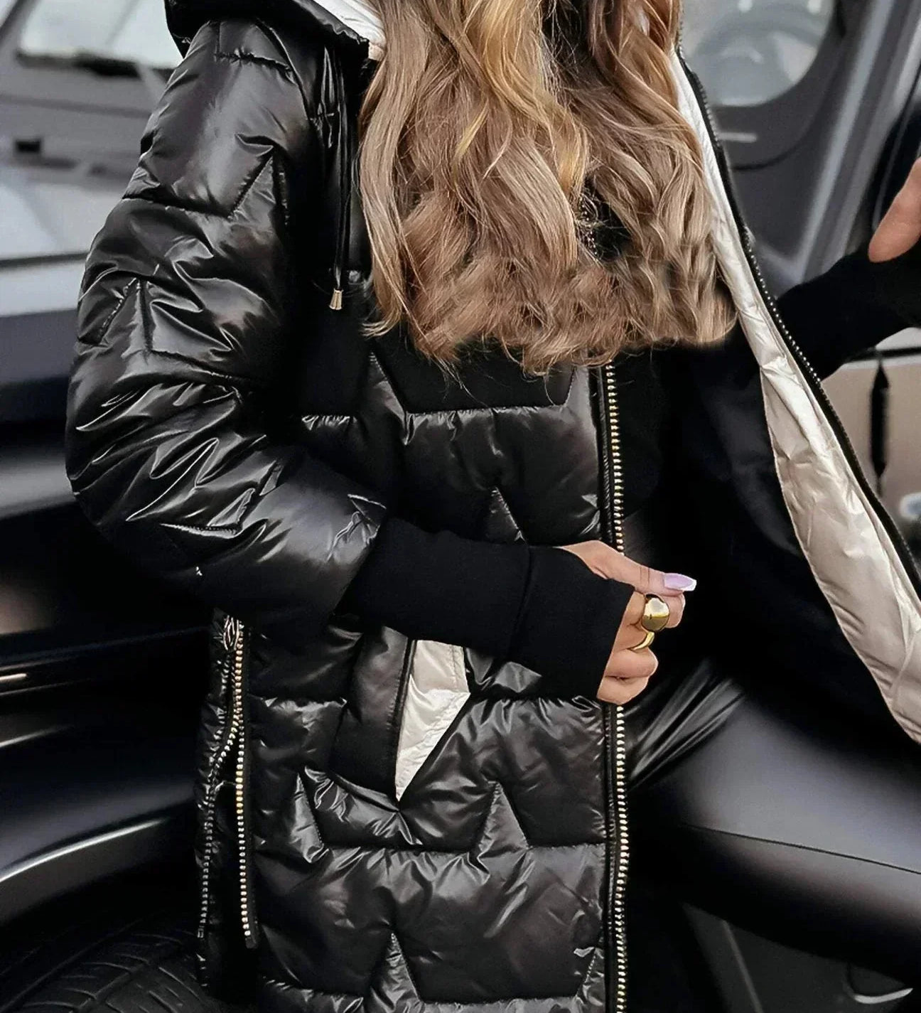 Marcella™ | Elegante cappotto autunnale con cappuccio