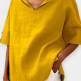 Camicia in lino morbido