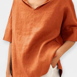 Camicia in lino morbido