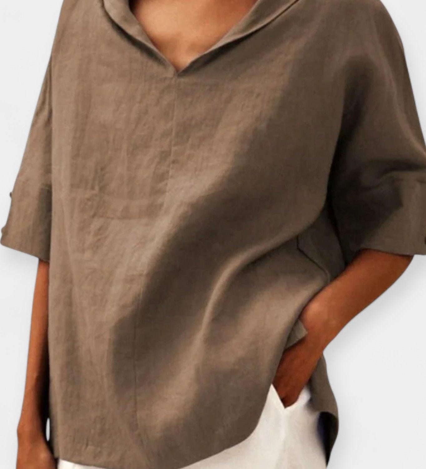 Camicia in lino morbido
