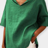 Camicia in lino morbido
