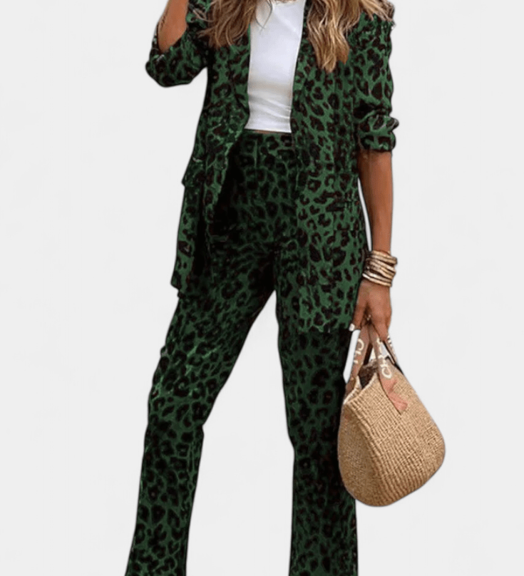 Nusa Leopard Set a Maniche Lunghe