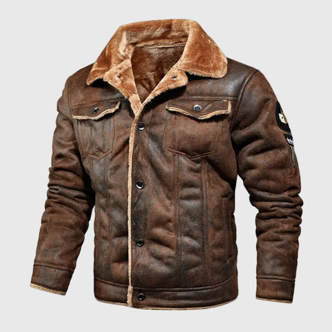 Noxar | Teplá a univerzální kožená bunda