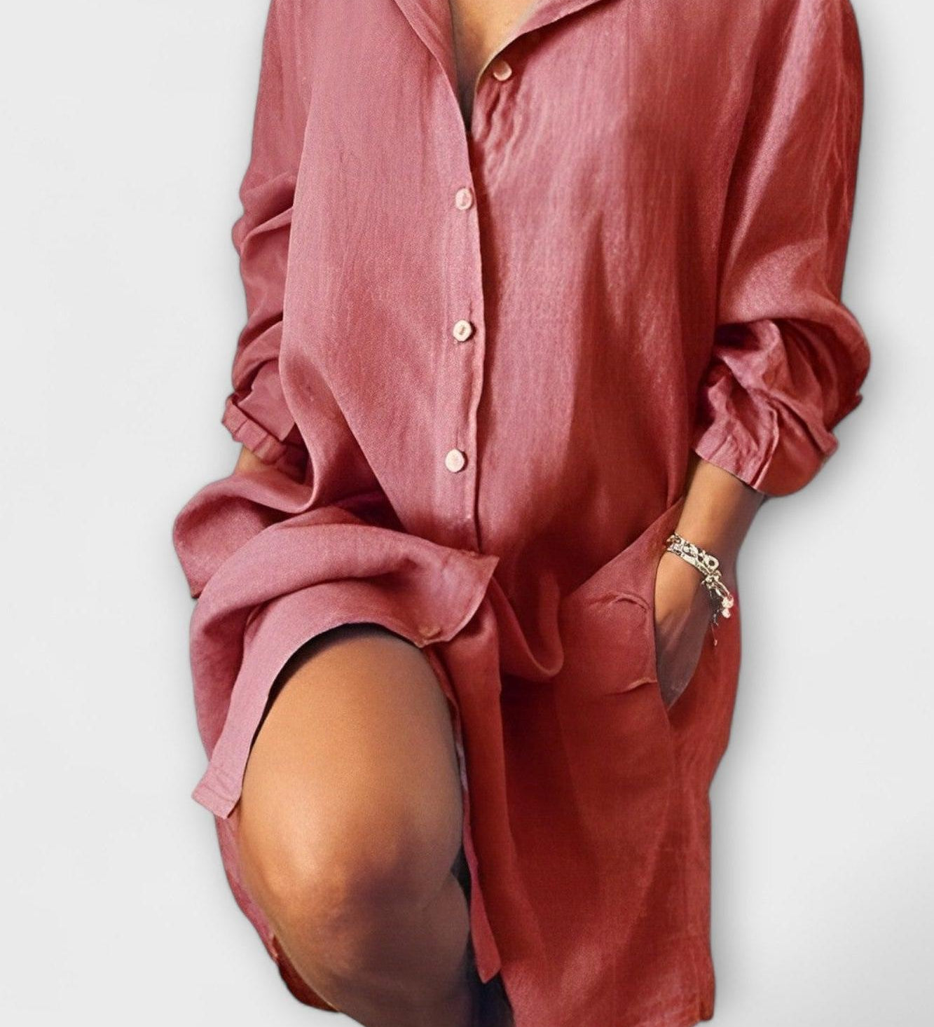Raquel - Camicia di lino piacevole