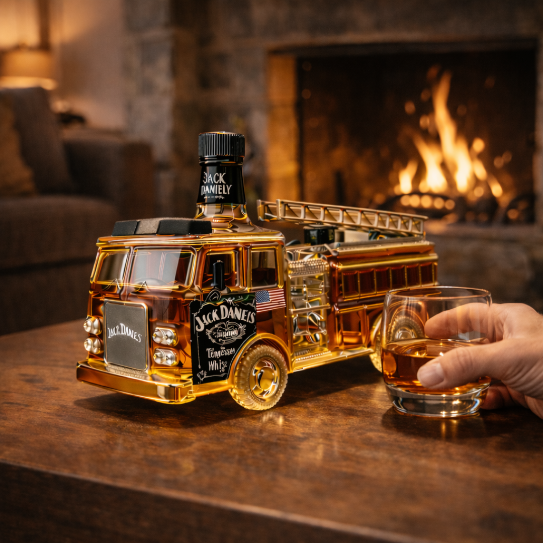 Bottiglie di whisky Jack Daniel's – Edizione Vigili del Fuoco