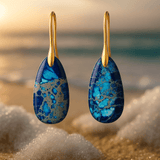 Orecchini a laguna blu