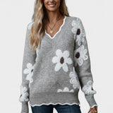 Thea™ Květinový Svetr