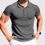 Libor | Elegantní pruhovaná polo košile