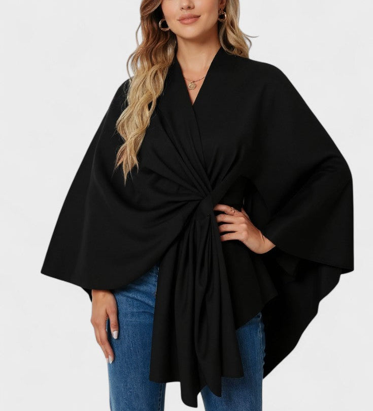 Yvette | Elegantní Draperet Pončo