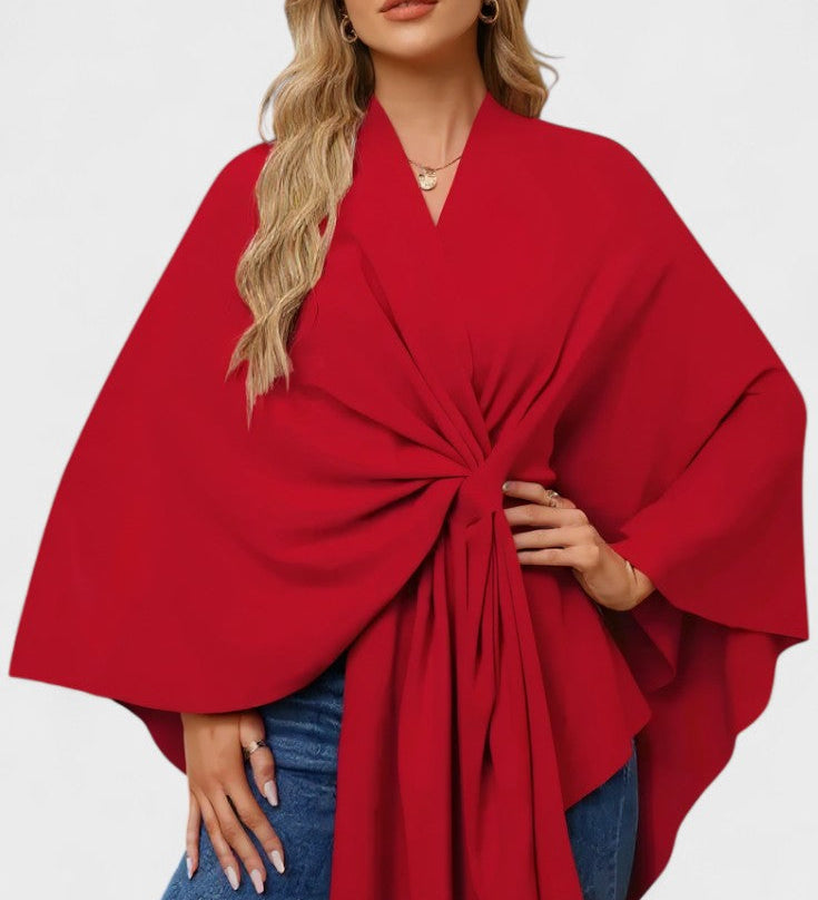 Yvette | Elegantní Draperet Pončo