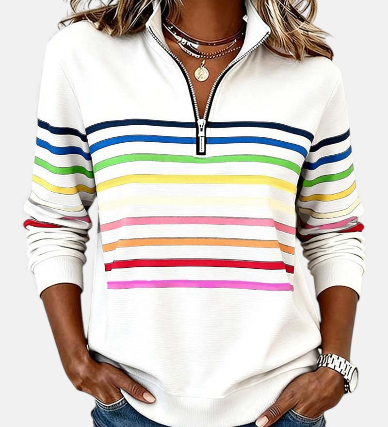 Andrea – Dámský pruhovaný svetr