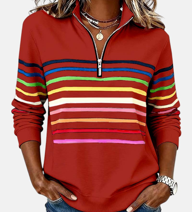 Andrea – Dámský pruhovaný svetr