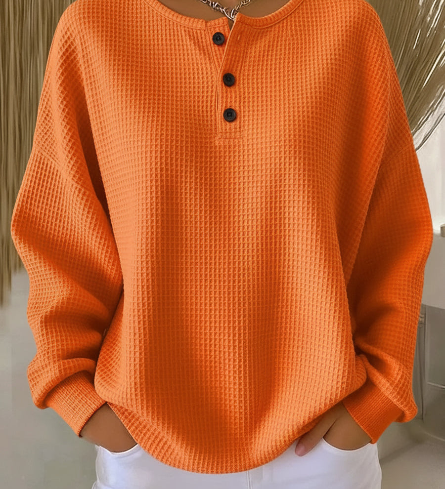 Michaela – Stylový dámský svetr s knoflíky