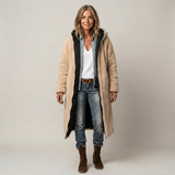 Amelia | Elegantní oboustranný kabát