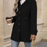 Veronika – Cappotto urbano premium con bottoni