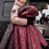 Bogna | Elegantní prošívaná péřová bunda s kapucí