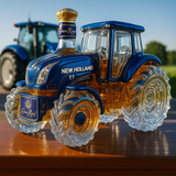 Klasický karafa na whisky ve tvaru traktoru New Holland T7