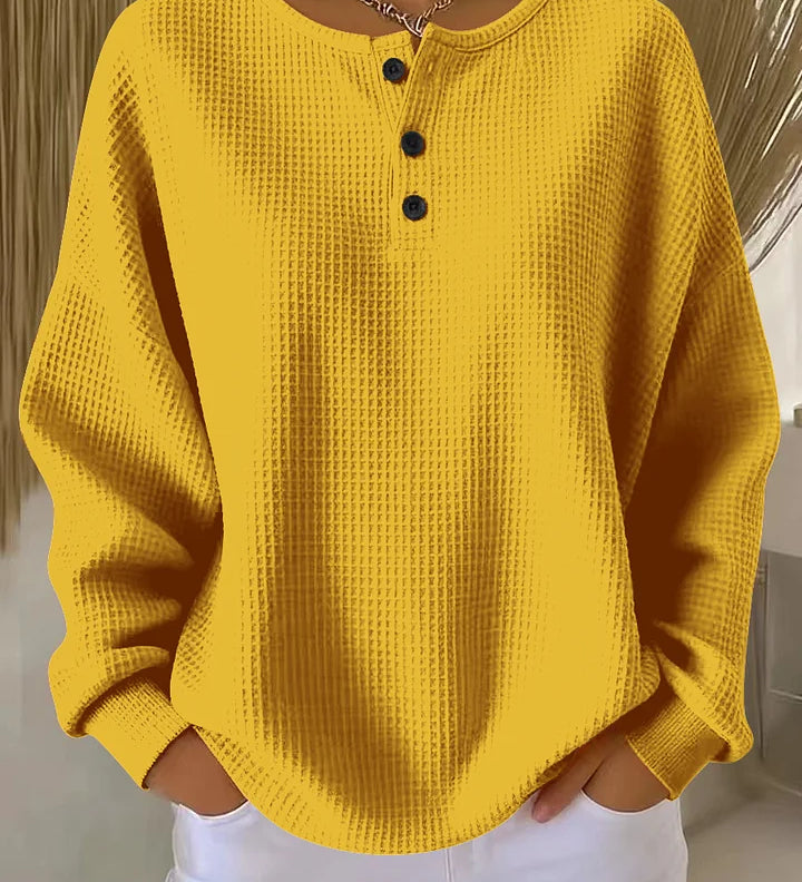 Michaela – Stylový dámský svetr s knoflíky