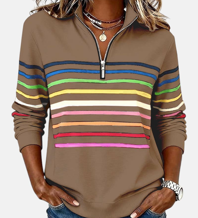 Andrea – Dámský pruhovaný svetr