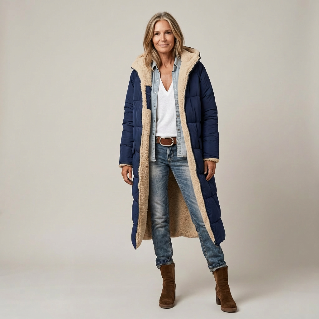 Amelia | Elegantní oboustranný kabát