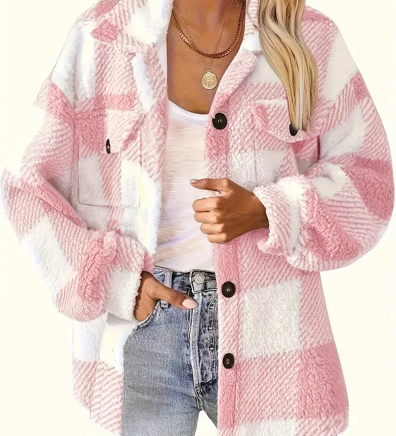 LUCIE - dámská plyšová zimní bunda