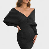 Klara™ | Elegantní zavinovací šaty s V-výstřihem